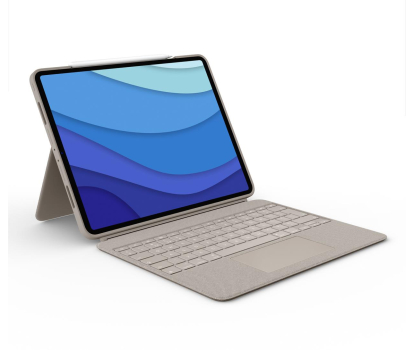 Etui do tableta Logitech Combo Touch iPad Pro 12.9" (5. gen) piaskowy